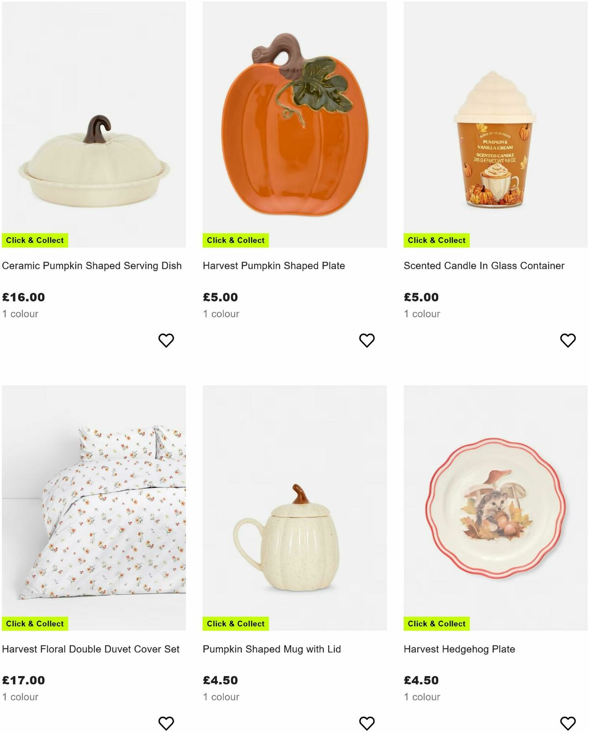 Primark Autumn Offers from 15 August