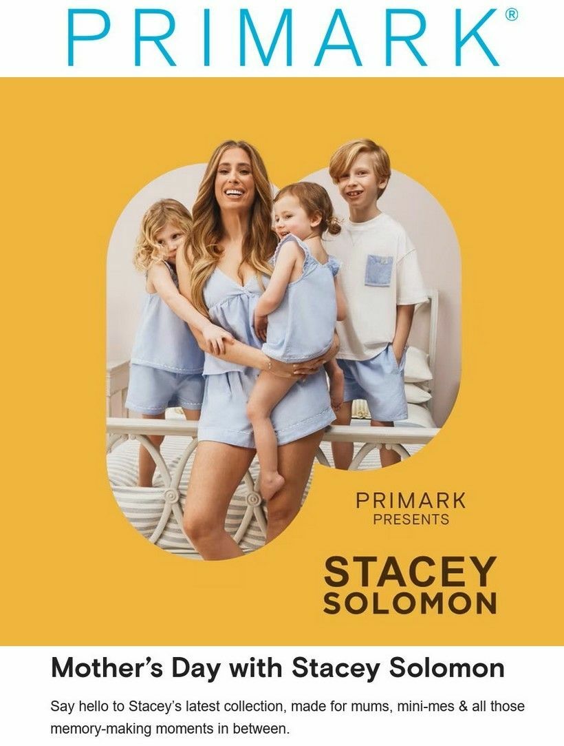 Primark Mother's Day Offers from 3 March