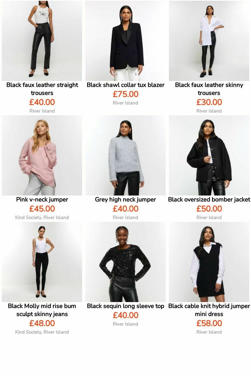 River Island Offers from 2 November