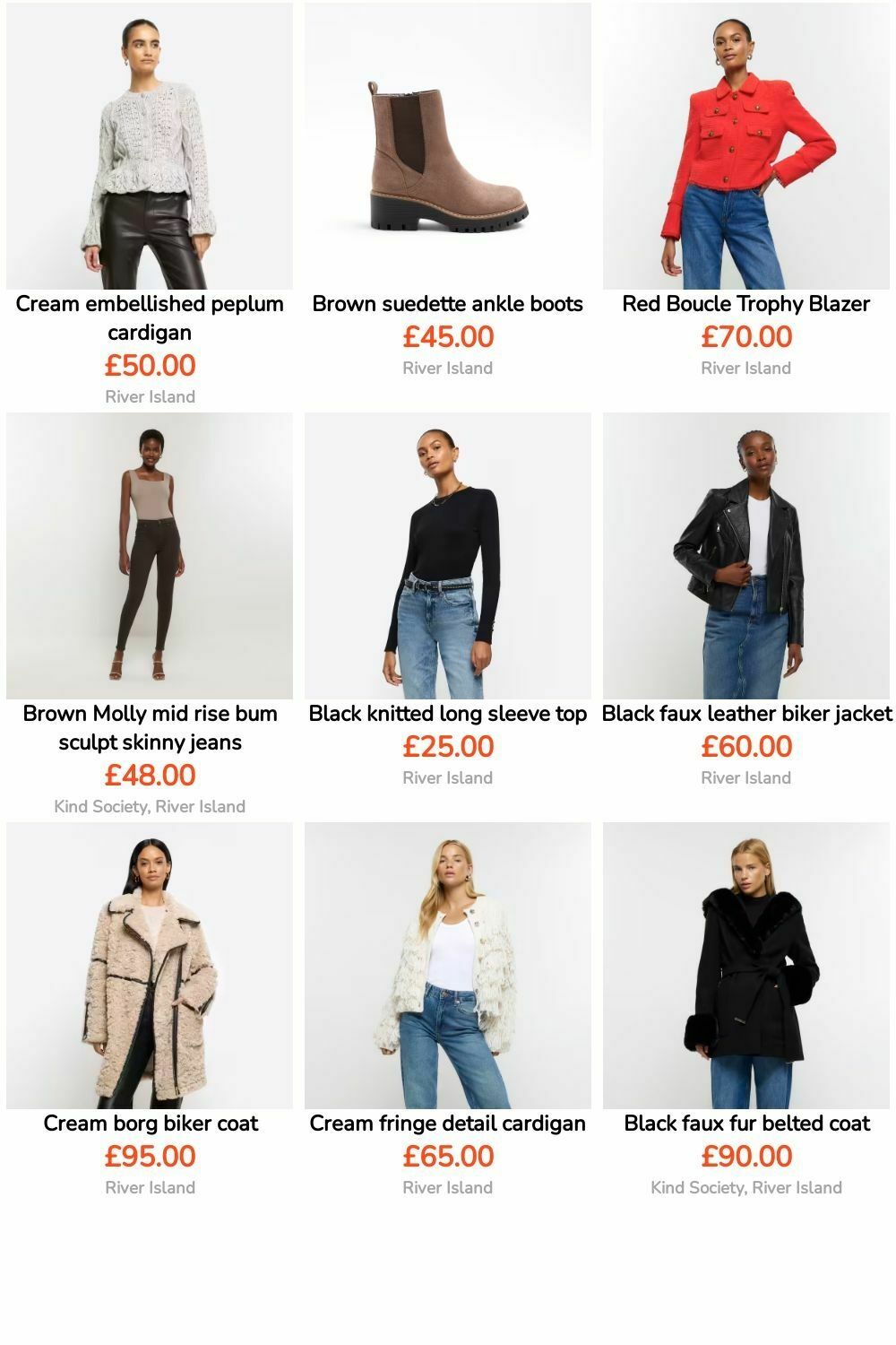 River Island Offers from 2 November