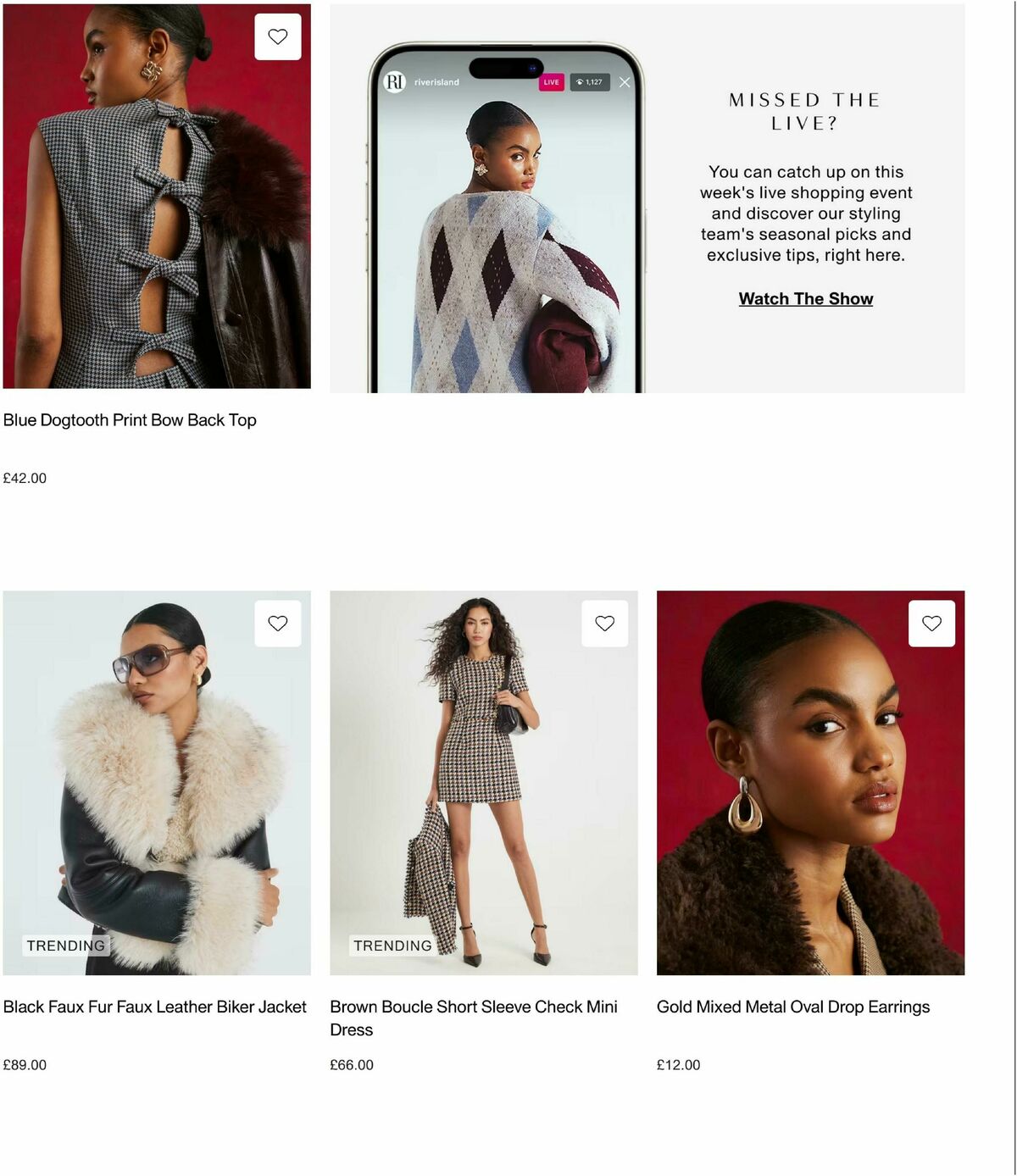 River Island Offers from 2 September