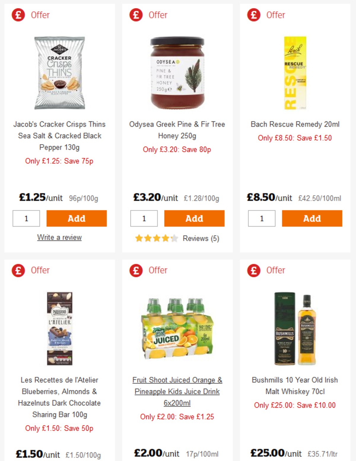 Sainsbury's Offers from 15 March