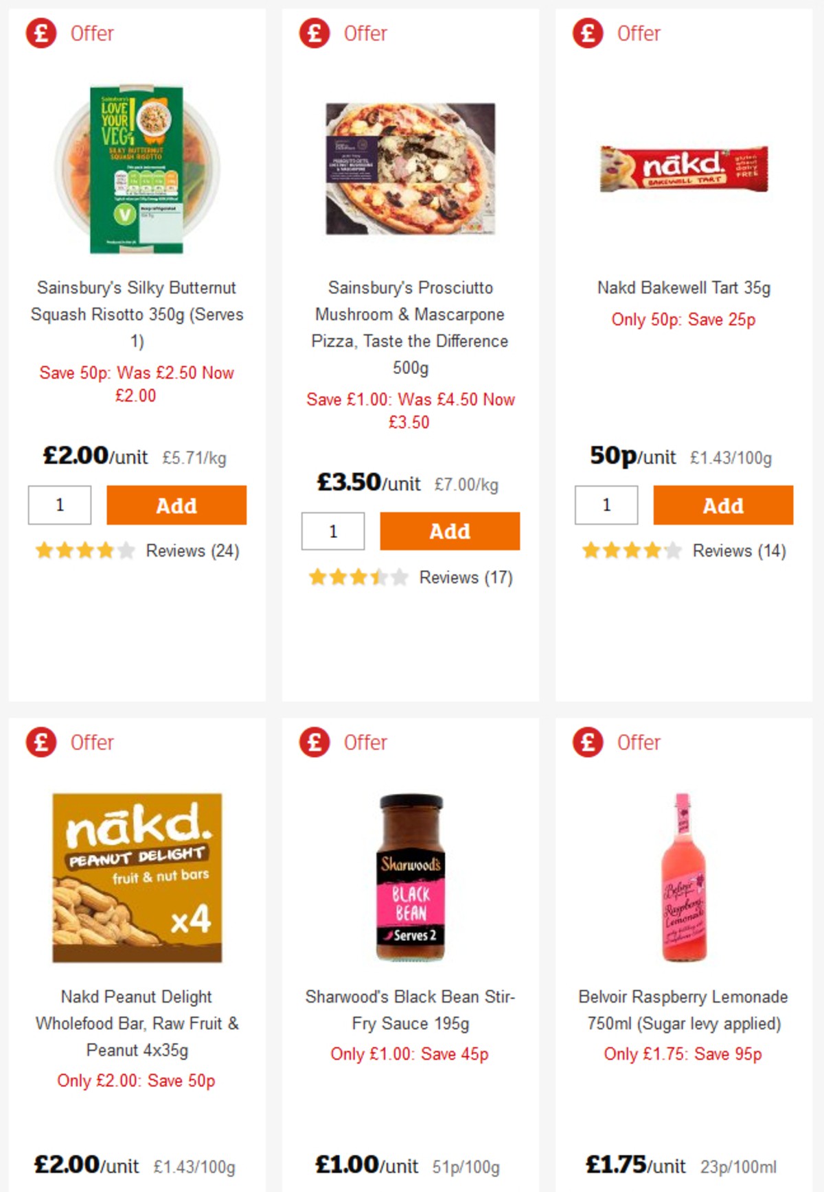 Sainsbury's Offers from 26 April