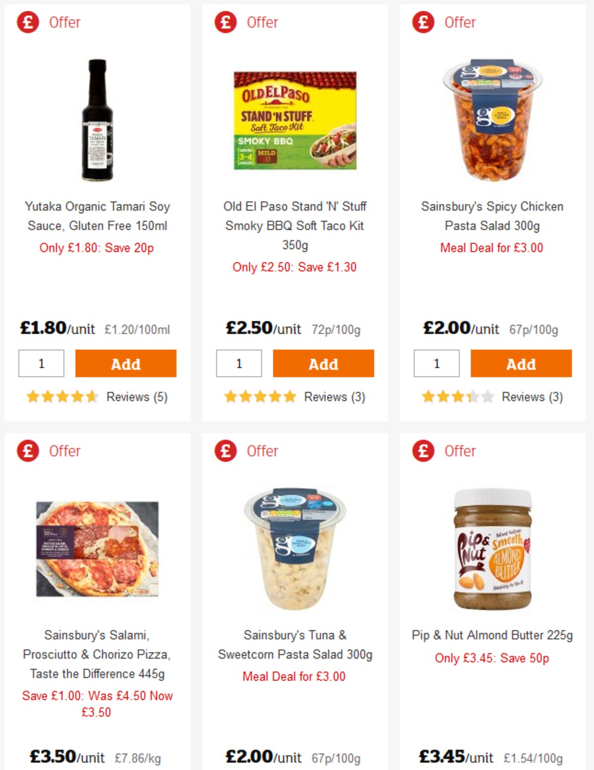 Sainsbury's Offers from 26 April