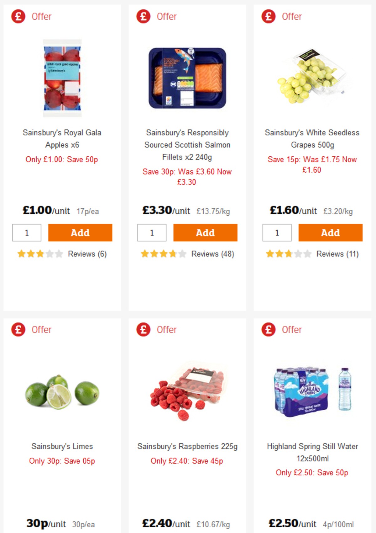 Sainsbury's Offers from 26 April