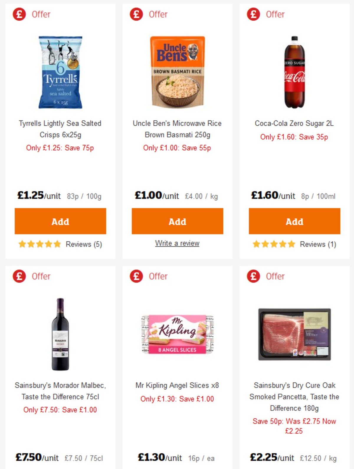 Sainsbury's Offers from 3 May