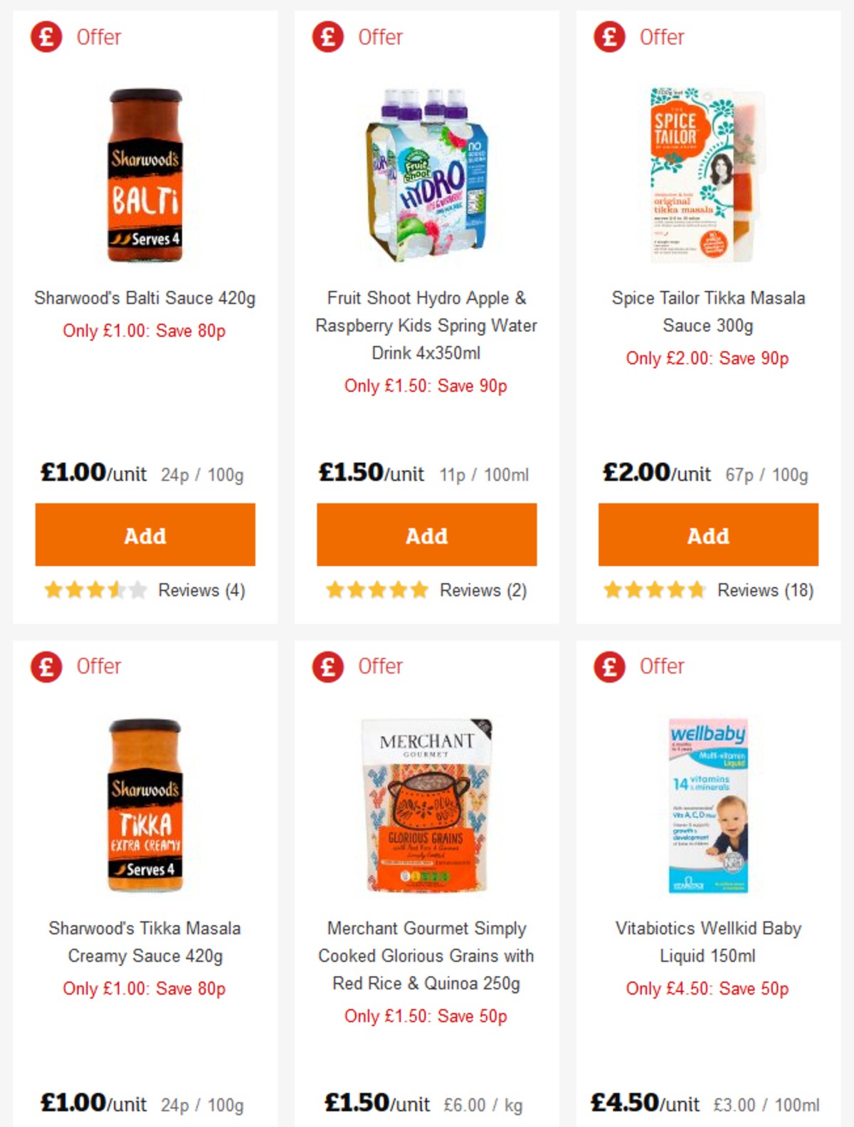 Sainsbury's Offers from 3 May