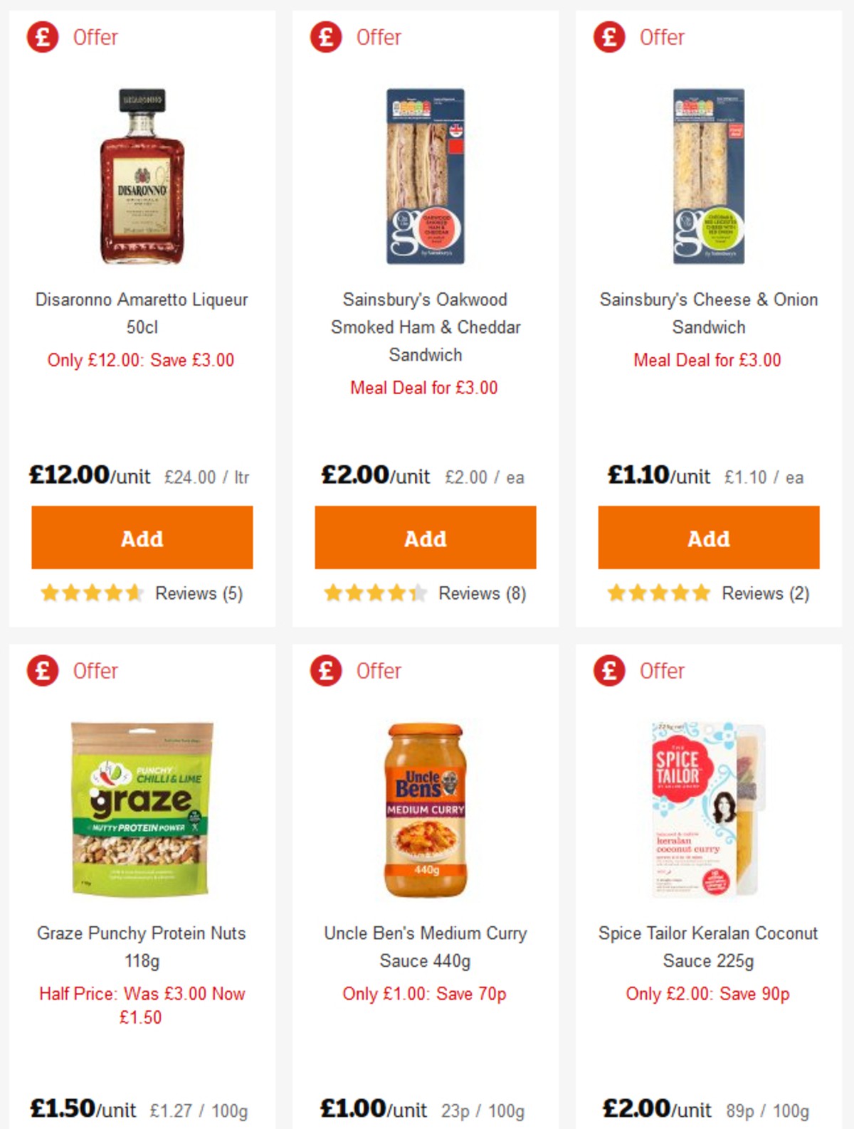 Sainsbury's Offers from 3 May