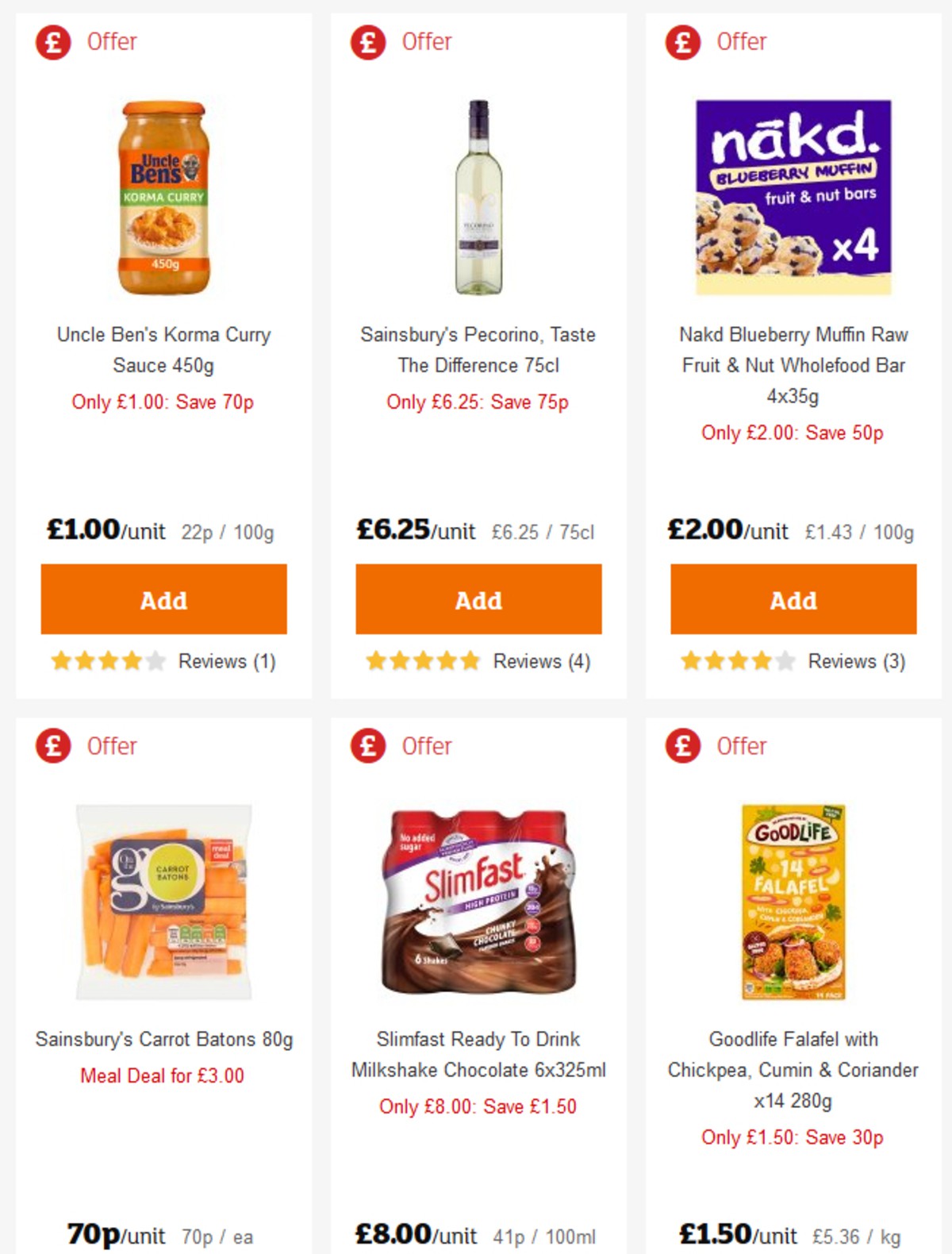 Sainsbury's Offers from 3 May