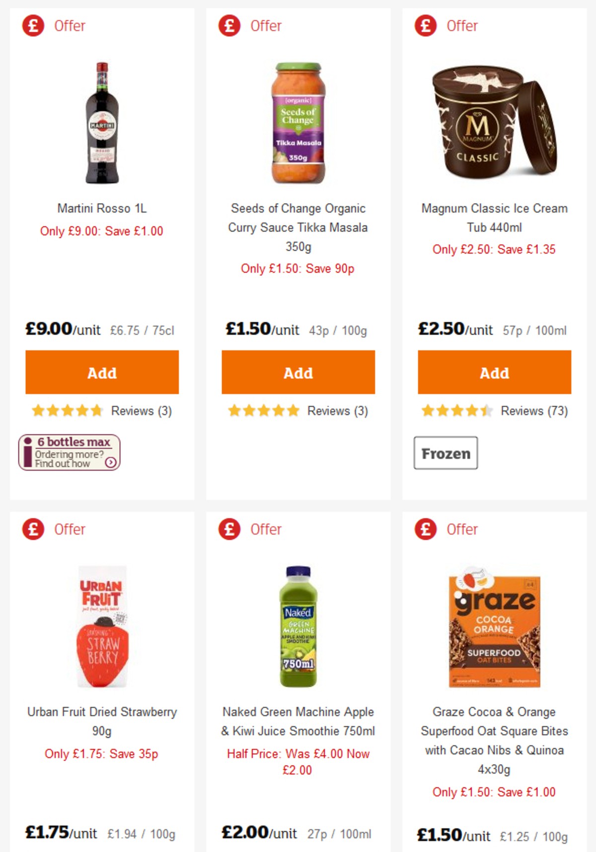 Sainsbury's Offers from 3 May
