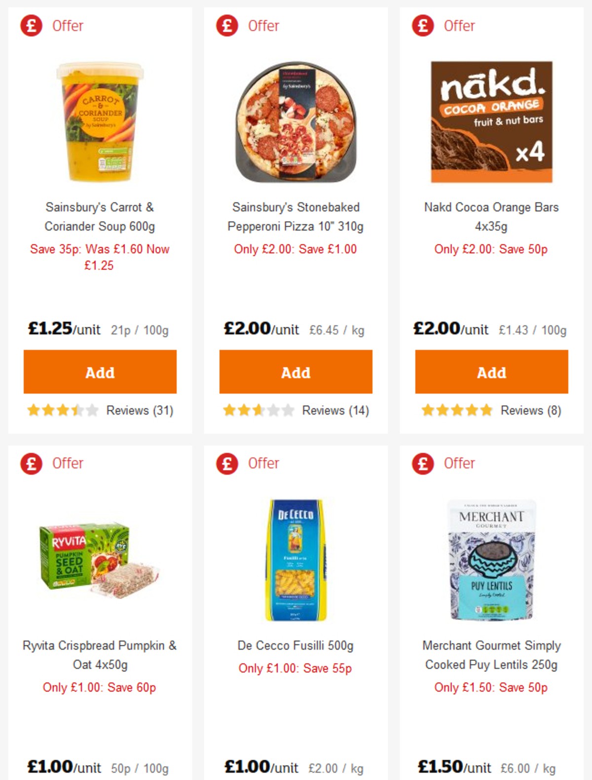 Sainsbury's Offers from 3 May