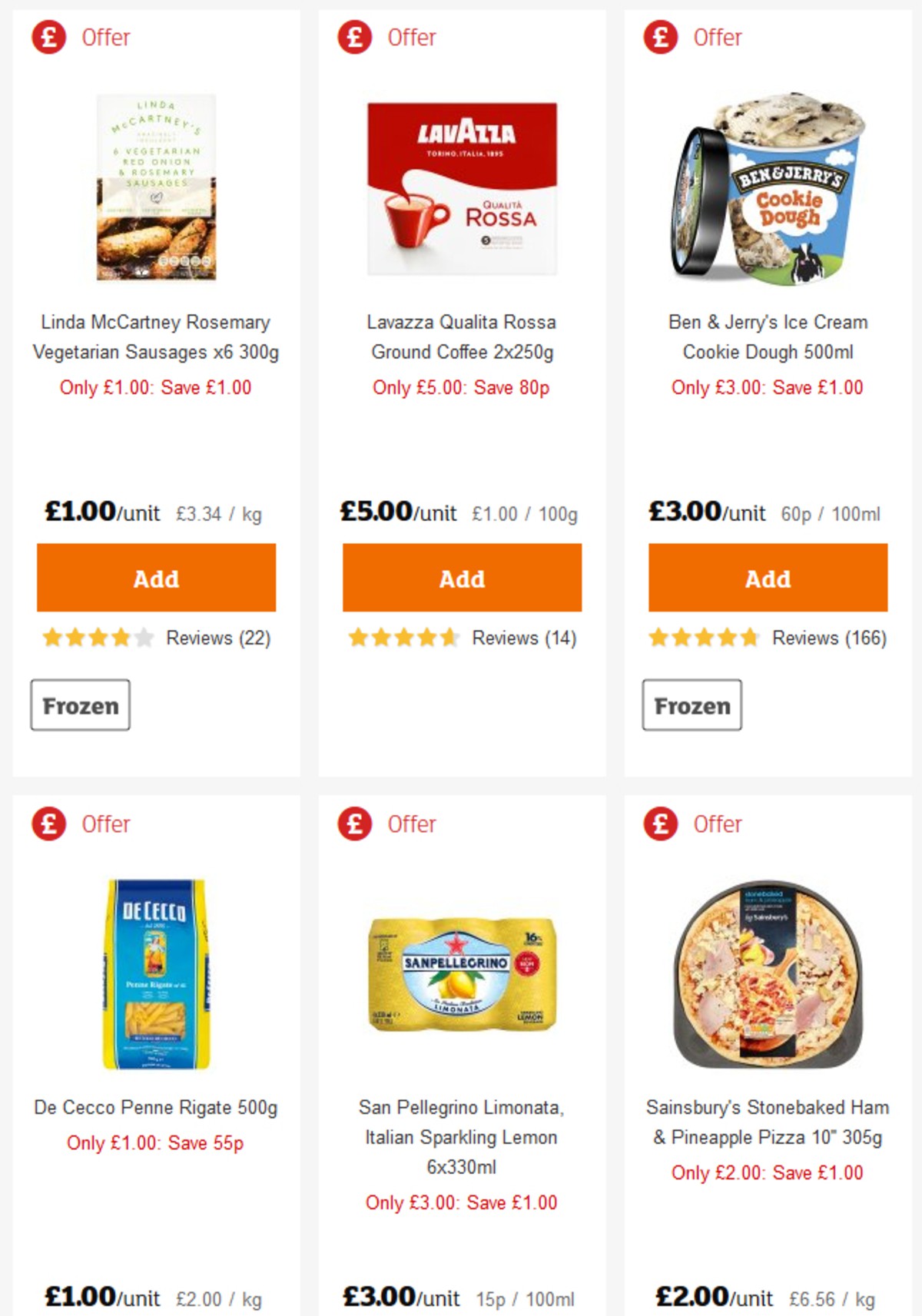 Sainsbury's Offers from 3 May