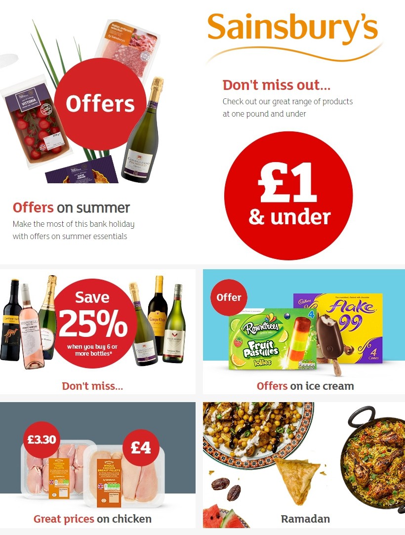 Sainsbury's Offers from 24 May