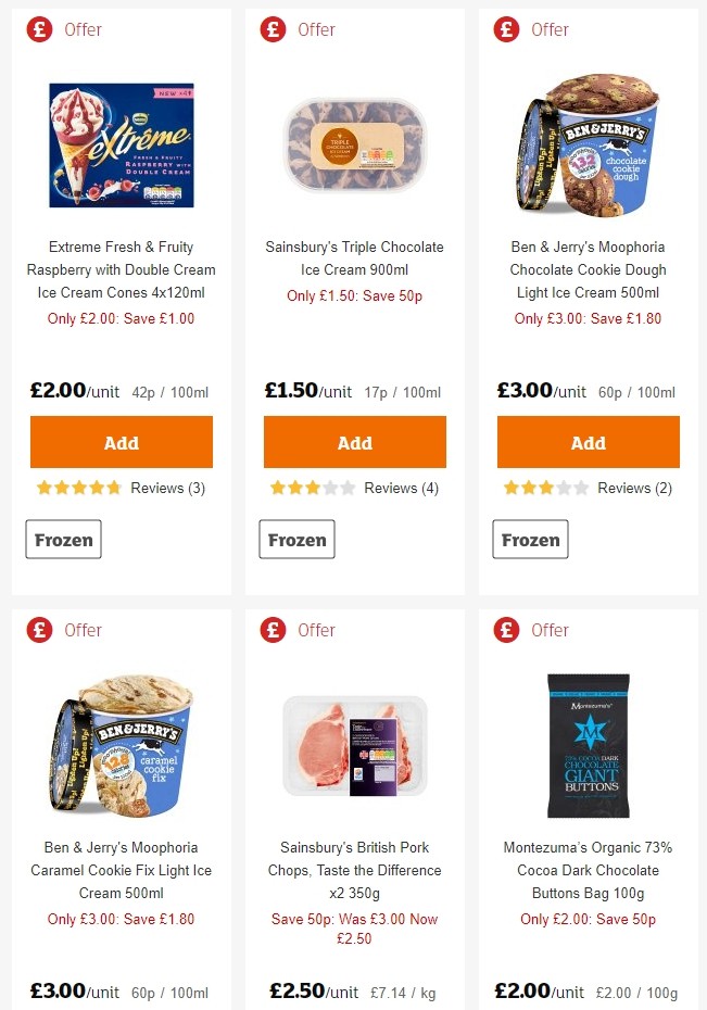 Sainsbury's Offers from 24 May