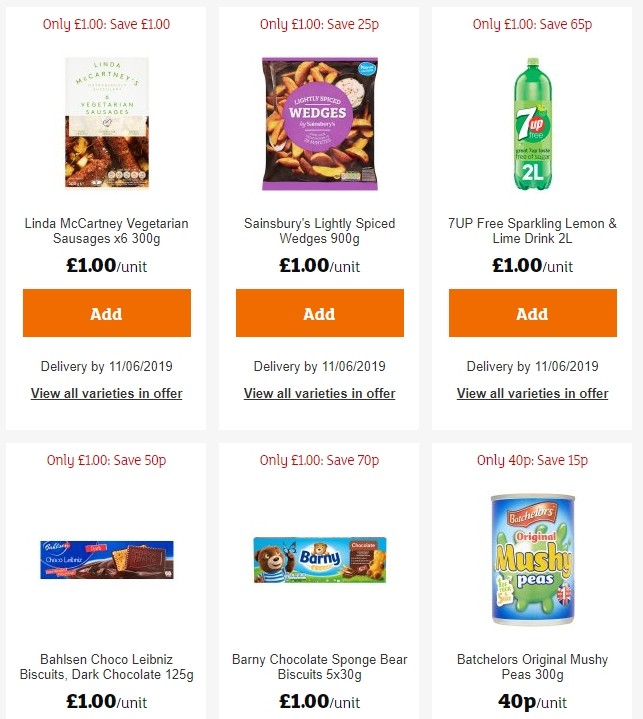 Sainsbury's Offers from 24 May