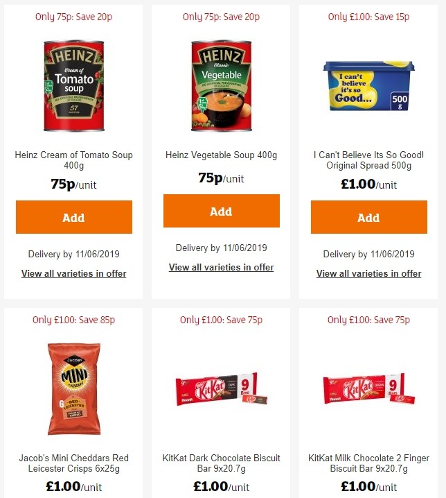 Sainsbury's Offers from 24 May