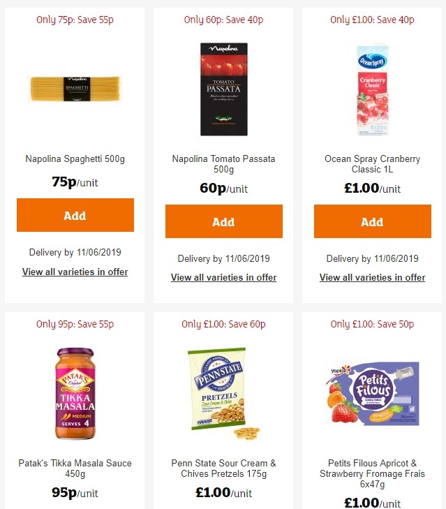 Sainsbury's Offers from 24 May