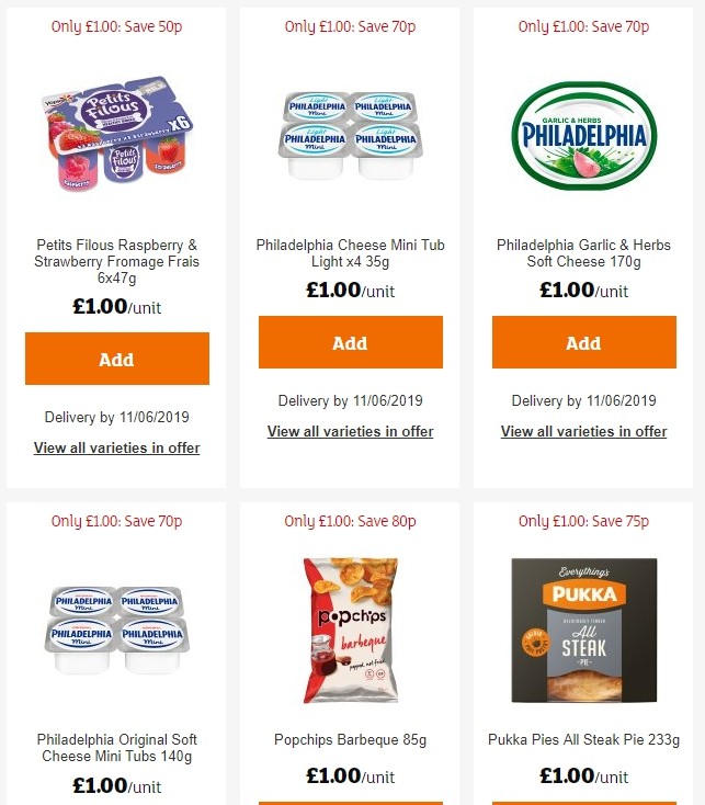 Sainsbury's Offers from 24 May