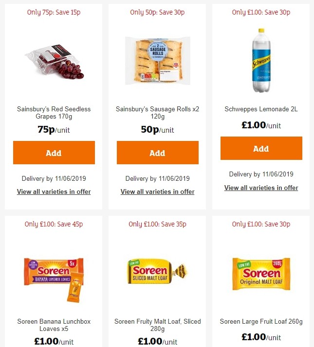 Sainsbury's Offers from 24 May