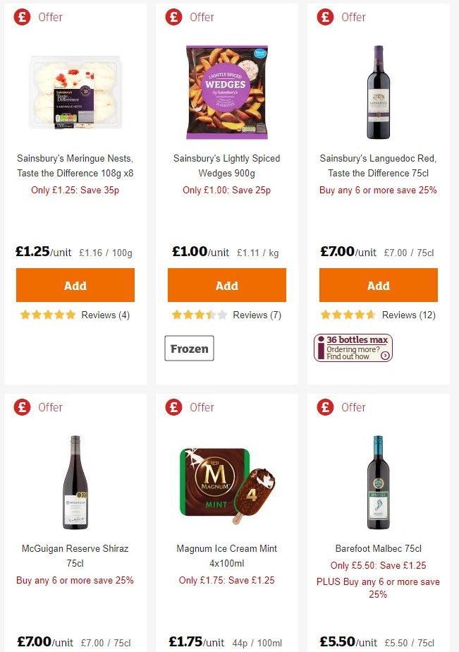 Sainsbury's Offers from 24 May