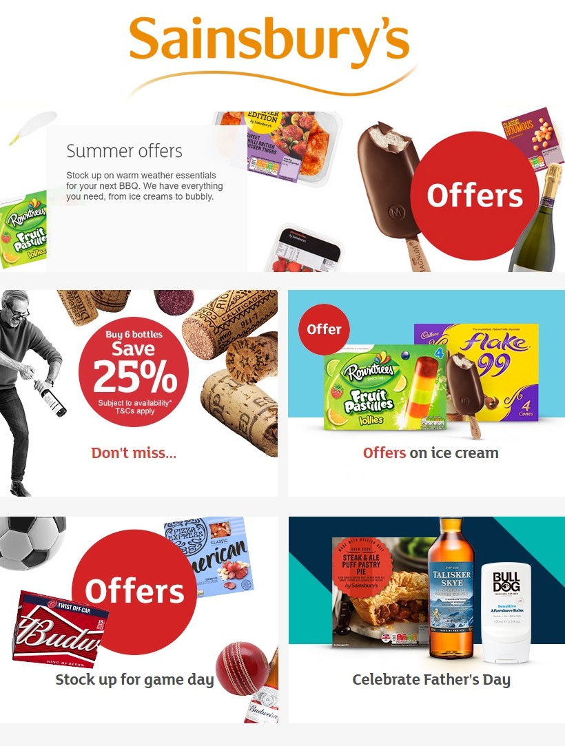 Sainsbury's Offers from 31 May