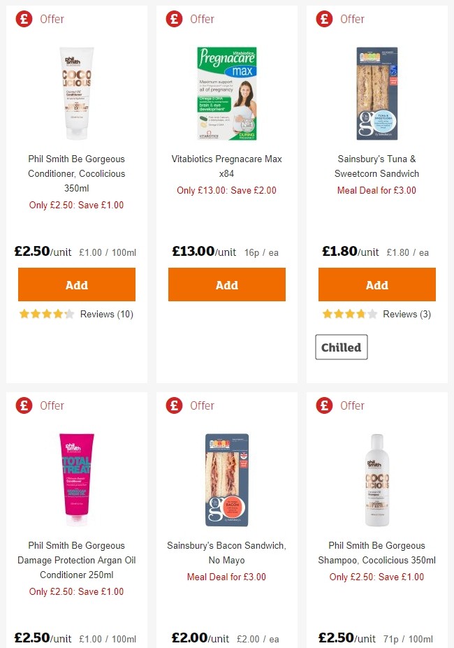 Sainsbury's Offers from 31 May