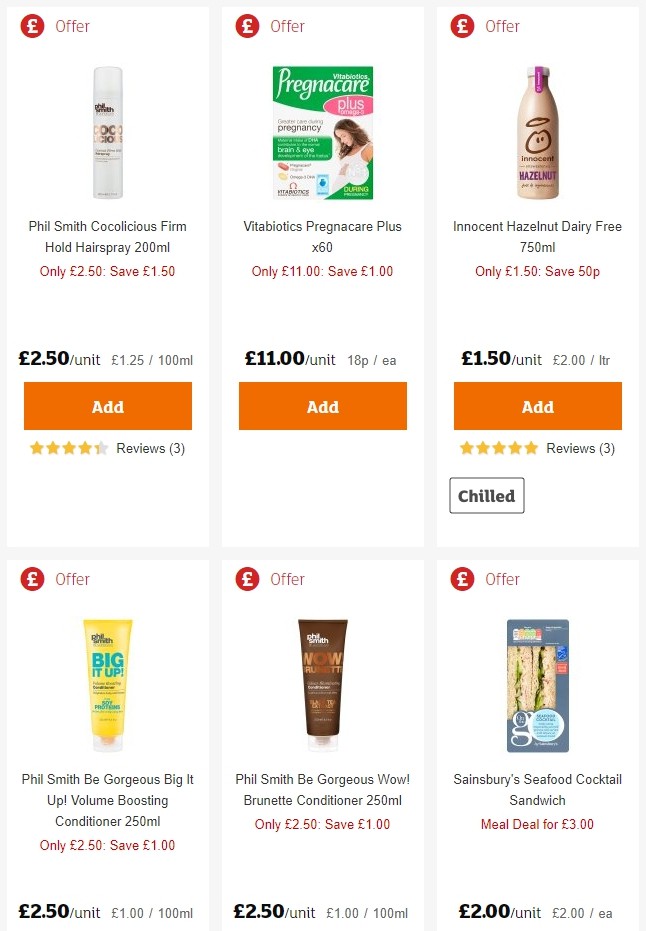 Sainsbury's Offers from 31 May