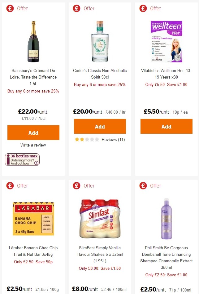 Sainsbury's Offers from 31 May
