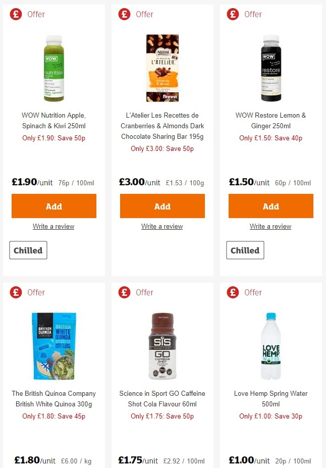 Sainsbury's Offers from 31 May
