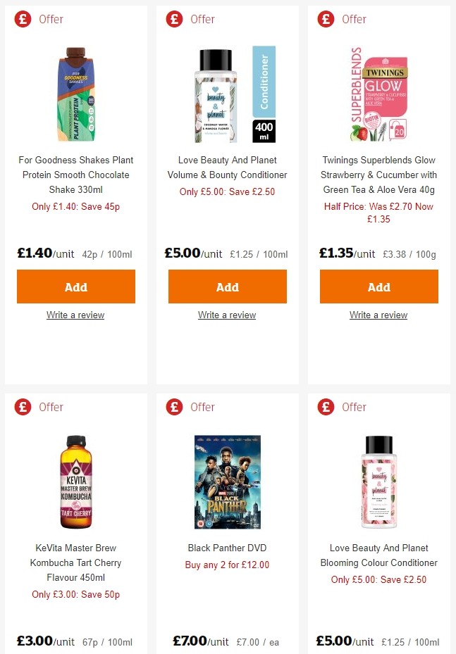 Sainsbury's Offers from 31 May