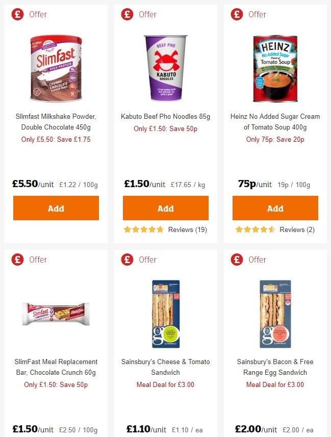 Sainsbury's Offers from 31 May