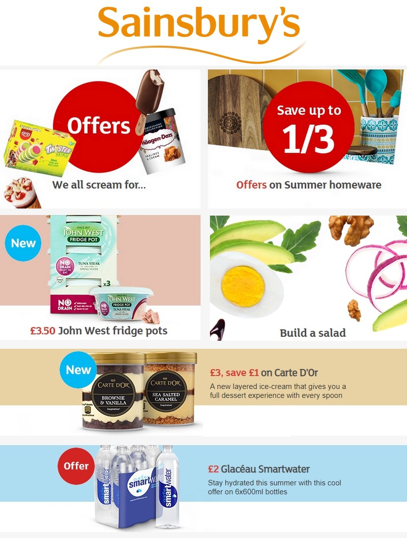 Sainsbury's Offers from 21 June
