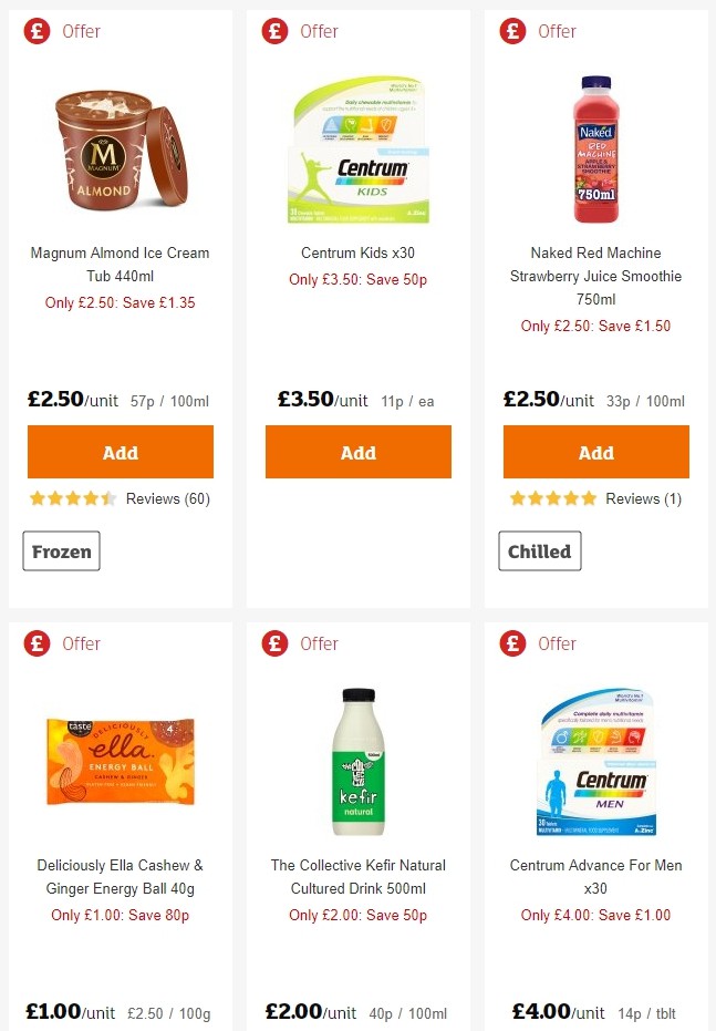 Sainsbury's Offers from 21 June