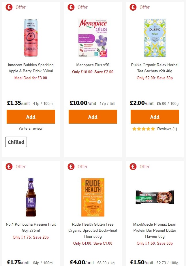 Sainsbury's Offers from 21 June