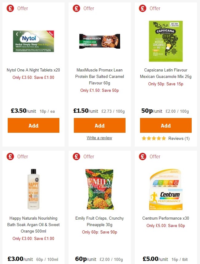 Sainsbury's Offers from 21 June