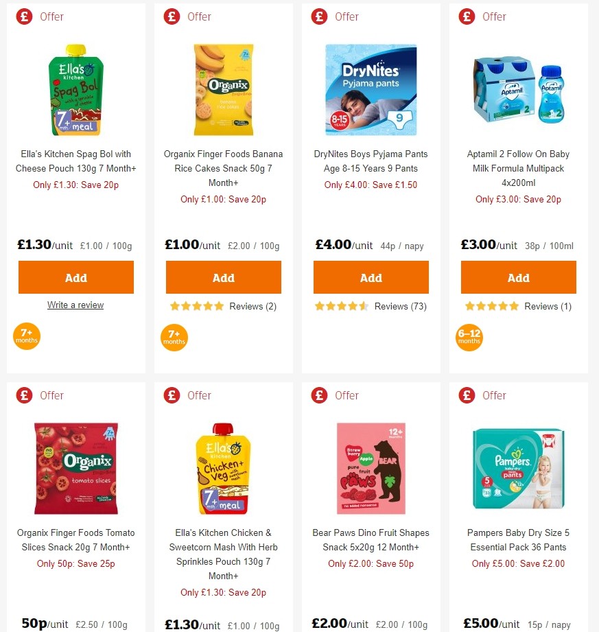 Sainsbury's Offers from 19 July
