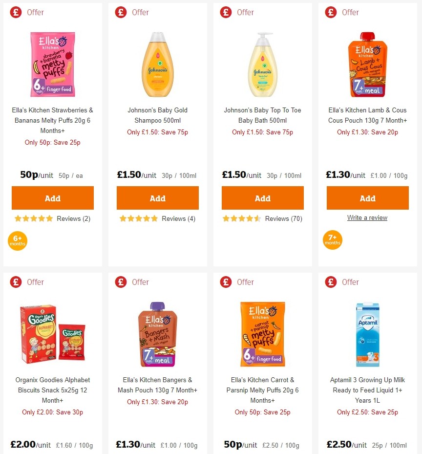 Sainsbury's Offers from 19 July