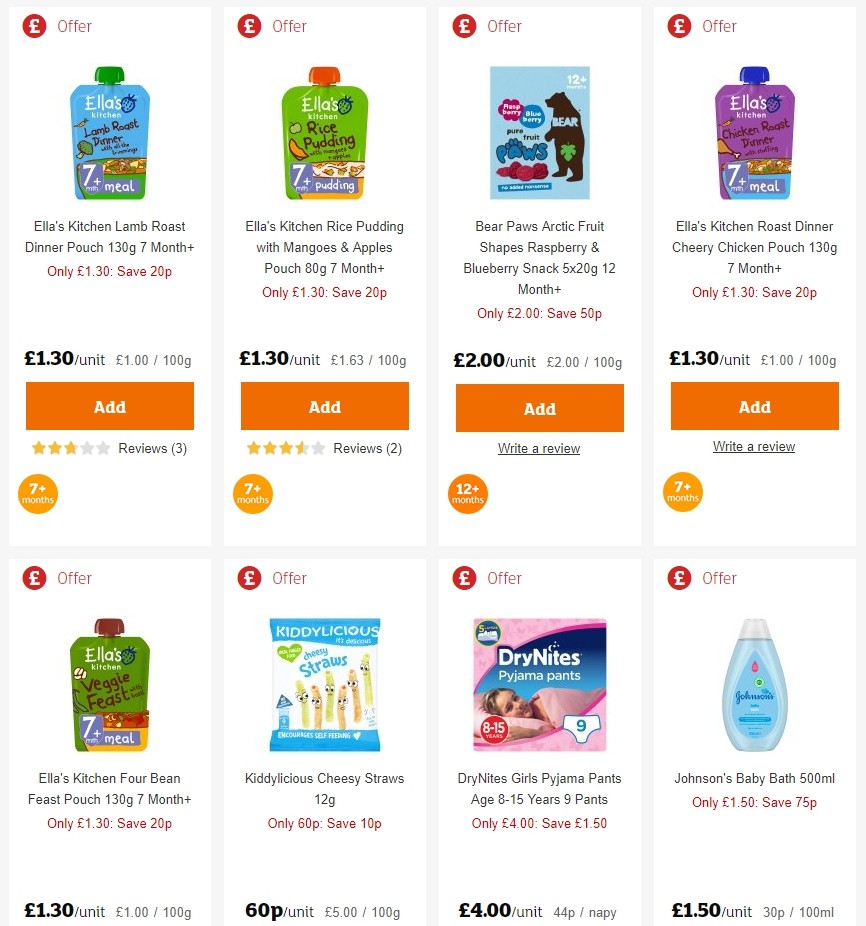 Sainsbury's Offers from 19 July