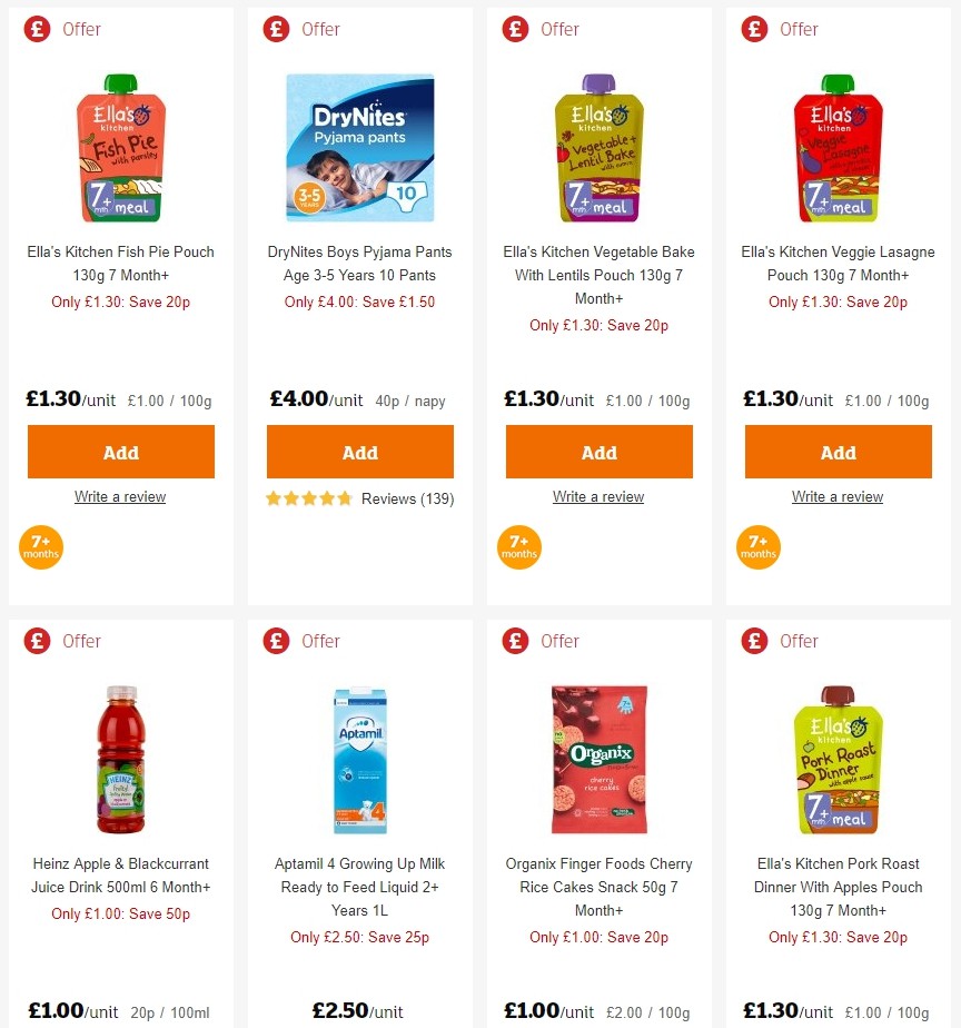 Sainsbury's Offers from 19 July