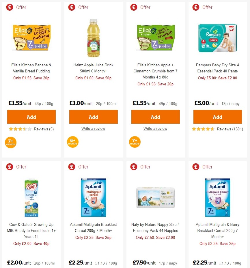 Sainsbury's Offers from 19 July