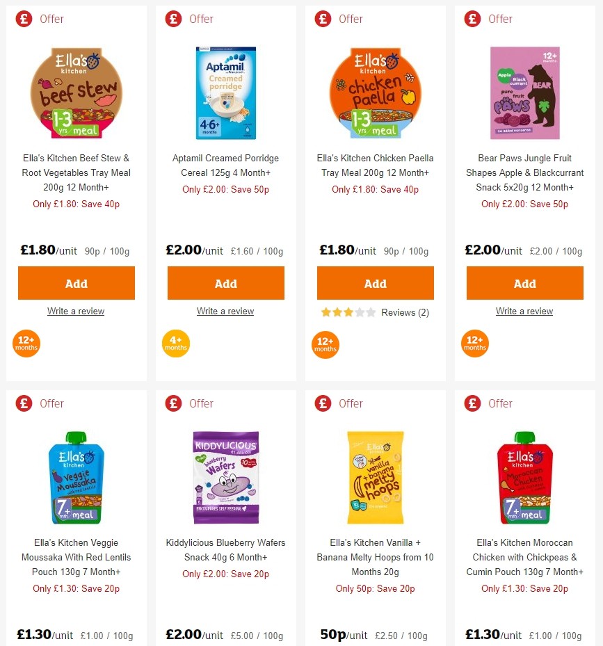 Sainsbury's Offers from 19 July