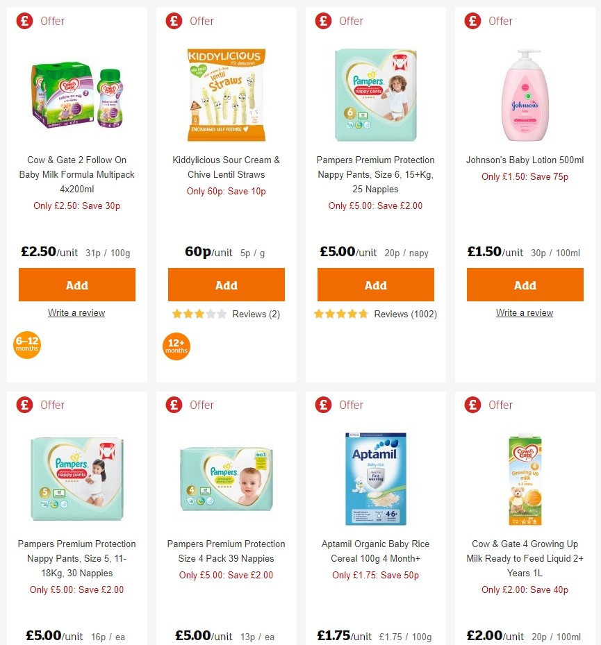 Sainsbury's Offers from 19 July