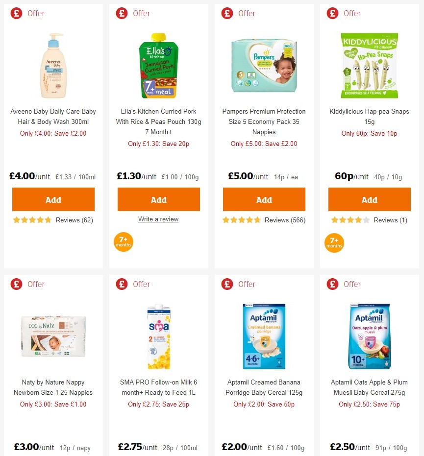 Sainsbury's Offers from 19 July