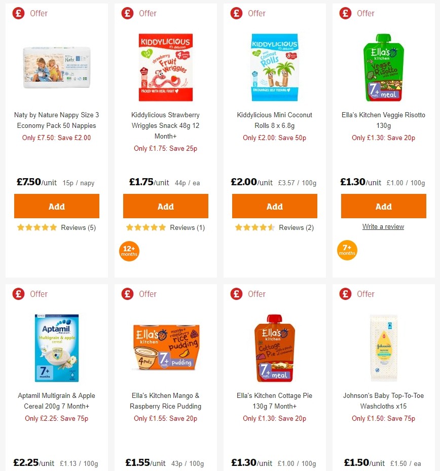 Sainsbury's Offers from 19 July