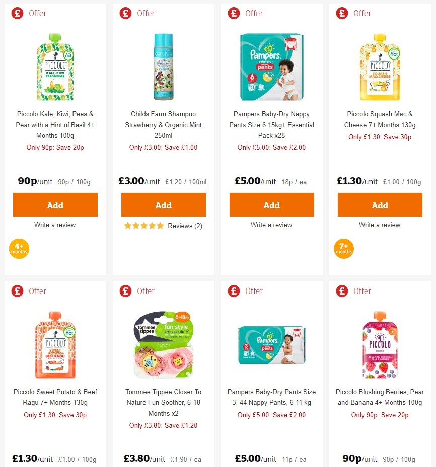 Sainsbury's Offers from 19 July
