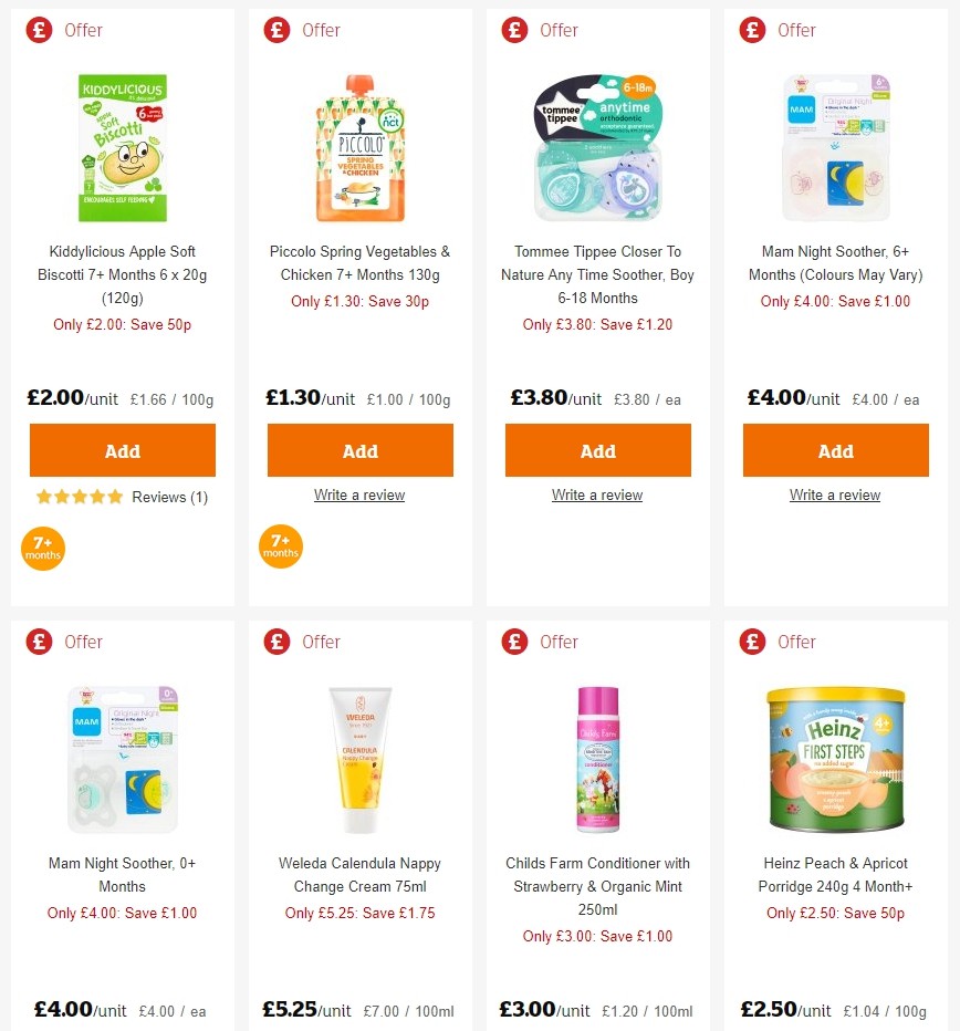 Sainsbury's Offers from 19 July