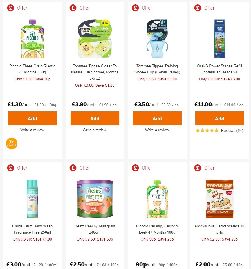 Sainsbury's Offers from 19 July
