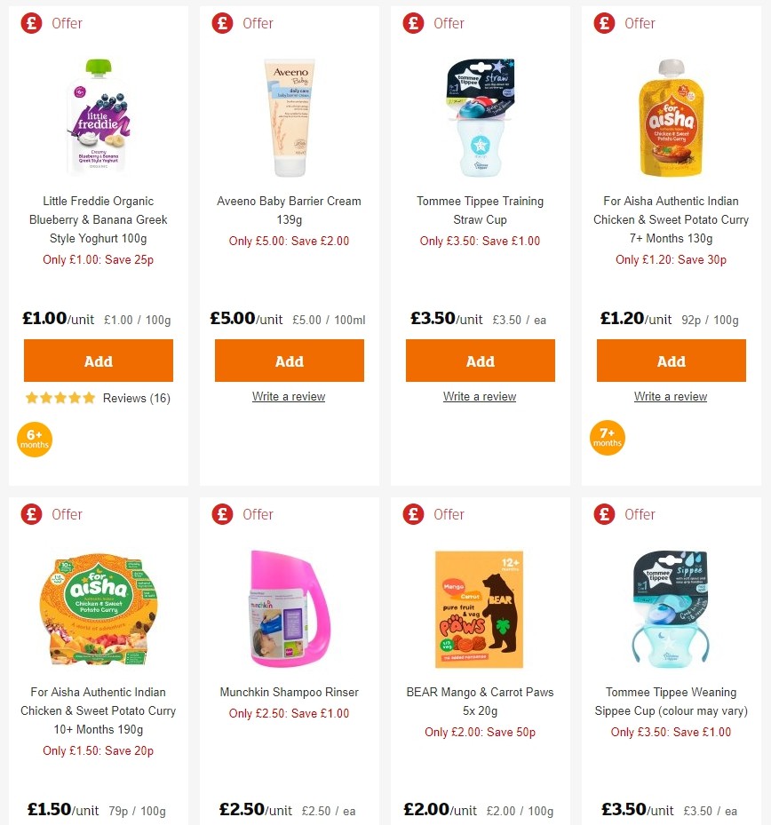 Sainsbury's Offers from 19 July