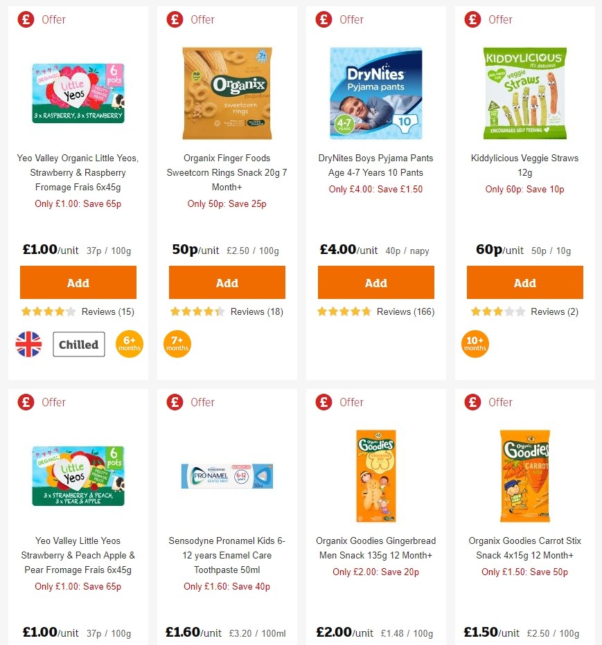 Sainsbury's Offers from 19 July