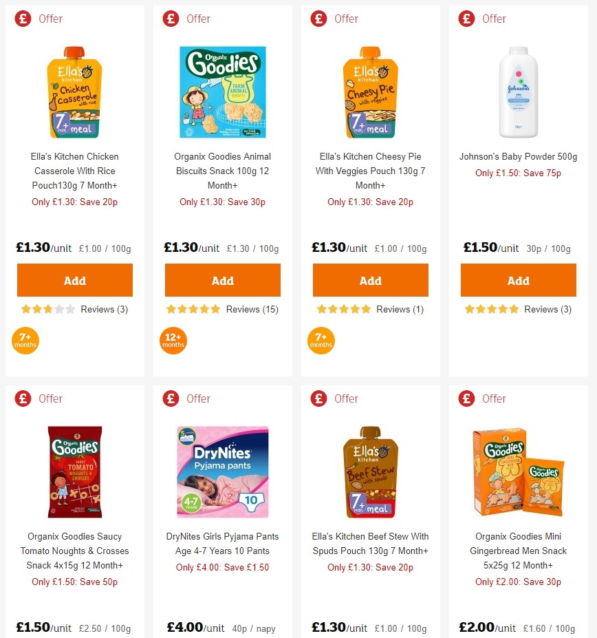 Sainsbury's Offers from 19 July